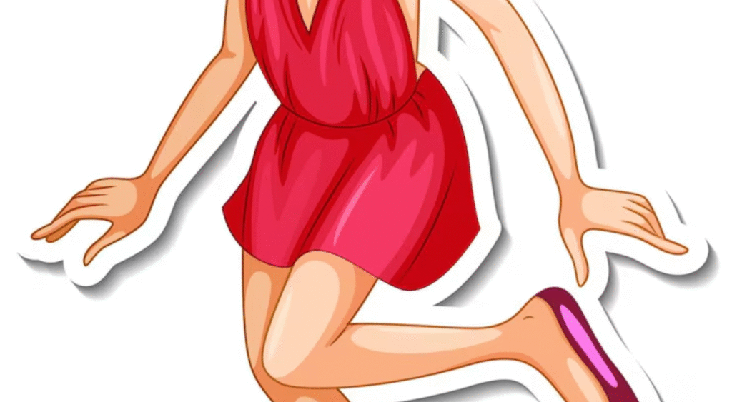 animated pantyhose characters gagged.