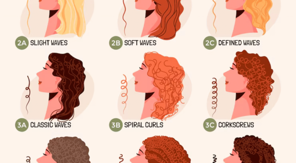 kinky hair type chart.
